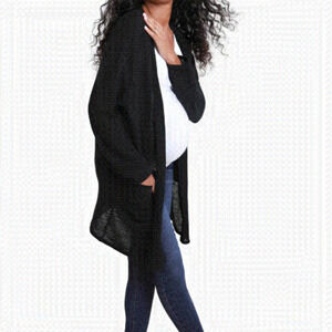 INGRID+ISABEL ESSENTIAL CARDIGAN Black Size Extra Small